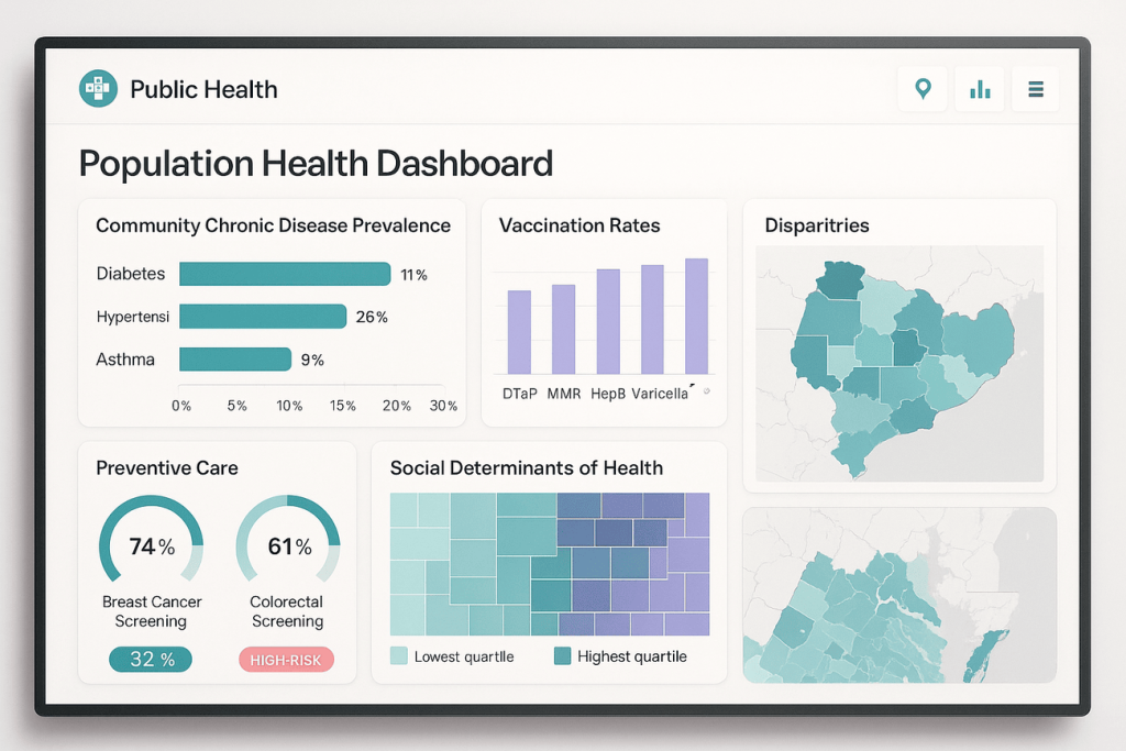 Population Health Dashboard Example