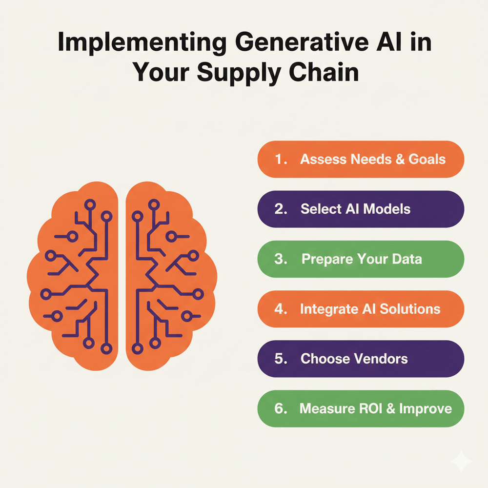 Implement Generative AI in Your Supply Chain