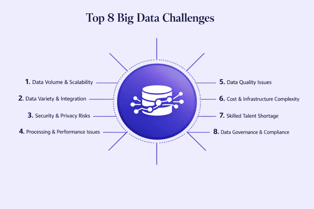 Top 8 Big Data Challenges Organizations Face