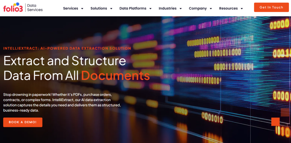 Folio3 Data Intelligent Document Processing Solution