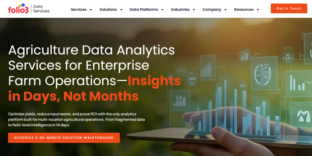 Folio3 Agriculture Data Analytics Solution