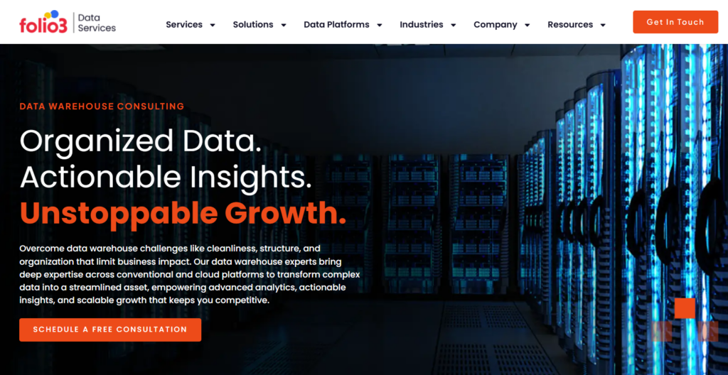 Folio3 Data Warehousing